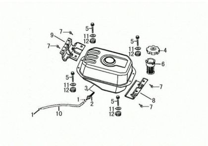 Tank WB 65 (K1100 H) Flail mowers