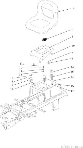 Hood (1/2) OM 92/16KH (K1600AVD) Cat. 2020 Garden tractor