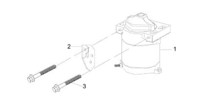 Starter lever OM 106/16 KH (K1600AVD - EURO5) Cat. 2021 Garden tractor