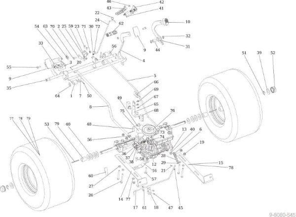 Transmission OM 106/24 KH (K2400AVD V-Twin - EURO5) Cat. 2021 Garden tractor