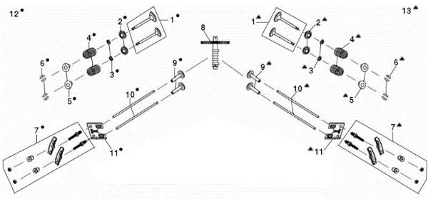 Valves OM 106/24 KH (K2400AVD V-Twin - EURO5) Cat. 2021 Garden tractor