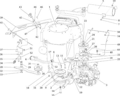 Engine APACHE 92 EVO (K2400AVD V-Twin - EURO5) Cat.2021 Garden tractor
