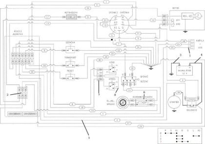 Electric diagram APACHE 92 4x4 EVO Cat.2021 Garden tractor
