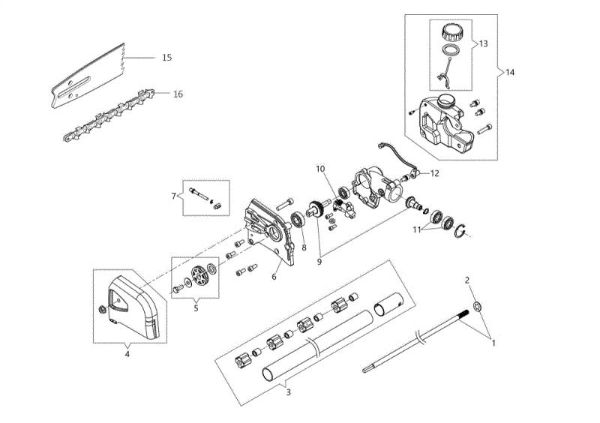 Pole pruner Application (Pole pruner) BCH 250 D