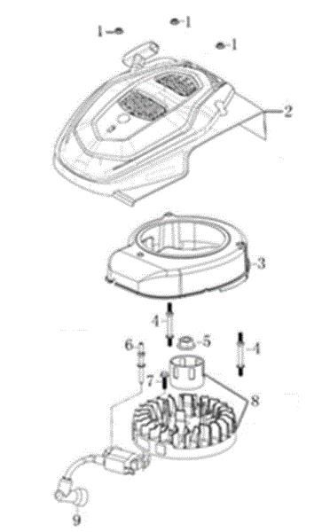 Ignition system G 48 PK COMFORT (K450) Lawnmower
