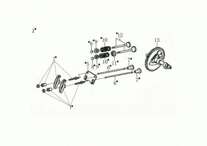 Valve MOTORE K800 H (EURO 5) Engine K800 H (EURO 5)