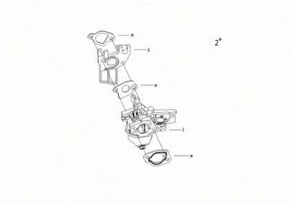 Carburetor MOTORE K800 H (EURO 5) Engine K800 H (EURO 5)
