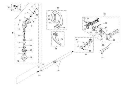 Transmission SPARTA 441 S 50Y Brushcutter