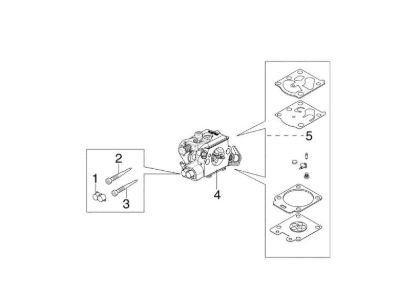 Carburetor WT-780G GS 451 (Euro 2) 50Y Chainsaw