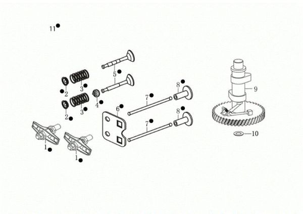 Reed valve kit G 53 TK ALL ROAD PLUS 4 (K805) EURO 5 50Y Lawnmower