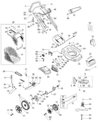 Illustrated parts list G 53 TKE ALL ROAD PLUS 4 (K655LI) EURO 5 50Y Lawnmower