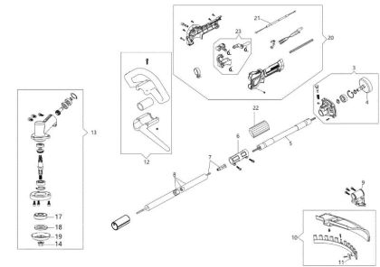 Transmission BCH 50 BP (SEMAK) Brushcutter