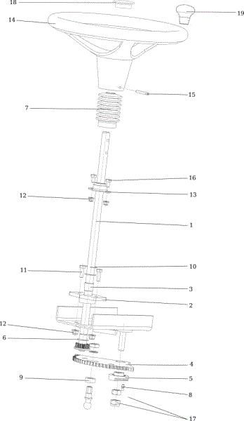 Steering arm APACHE 92 EVO 4x4 (K2400AVD V-Twin - EURO5) Cat.2022 Garden tractor