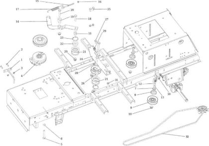 Clutch OM 124/24 KH (K2400AVD V-Twin - EURO5) Cat. 2022 Garden tractor