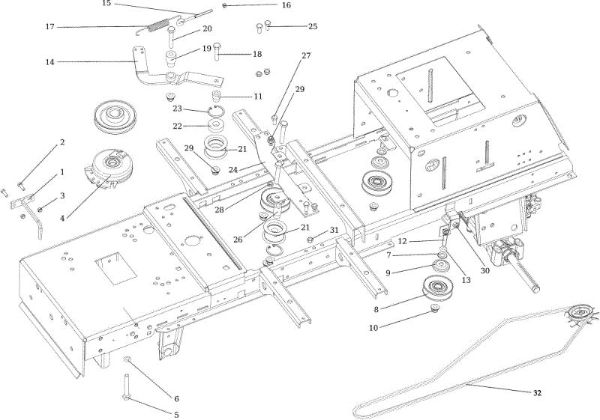 Clutch OM 124/24 KH (K2400AVD V-Twin - EURO5) Cat. 2022 Garden tractor