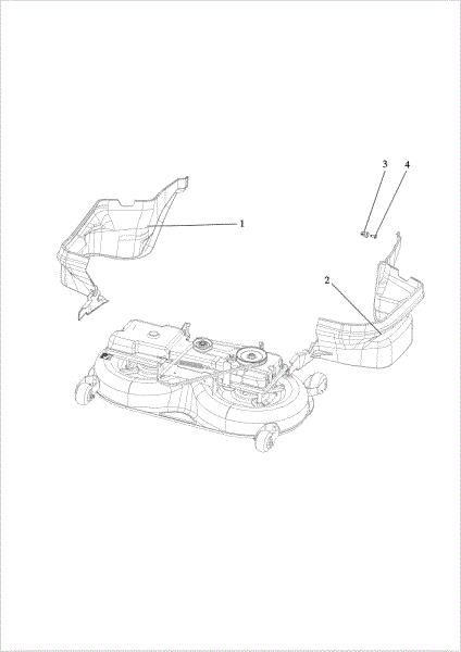 Mowing deck (2/2) OM 124/24 KH (K2400AVD V-Twin - EURO5) Cat. 2022 Garden tractor