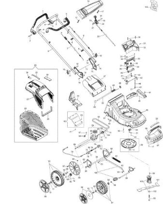 Illustrated parts list MAX 48 TBX ALLROAD ALUMINIUM EURO 5 Lawnmower