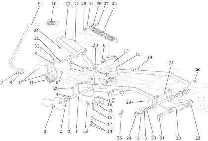 Mowing control OM 92/16KH (K1600AVD) Cat. 2023 Garden tractor