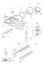 Illustrated parts list (Until 5947020000) HTE 601 Electric hedgetrimmer