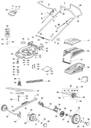 Illustrated parts list (Until May 2007) MAX 48 TBXM Plus-Cut Lawnmower
