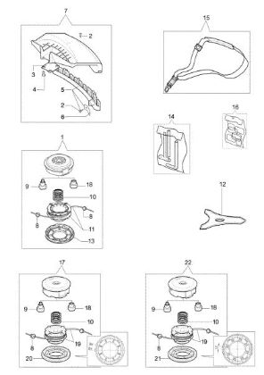 Accessories SPARTA 42 S Brushcutter