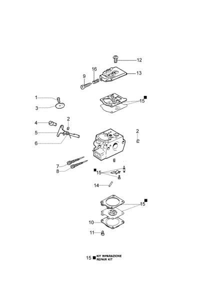 Carburetor WT-869 SPARTA 42 S Brushcutter