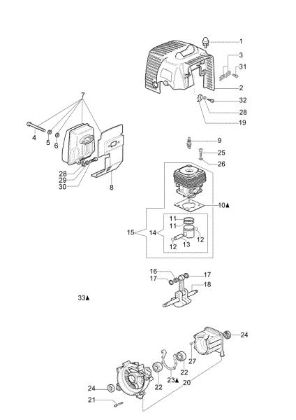 Engine SPARTA 42 Brushcutter
