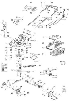 Illustrated parts list (Until May 2007) MAX 44 TH Plus-Cut Lawnmower