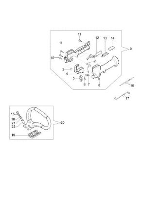 Handle BC 360 4S Brushcutter