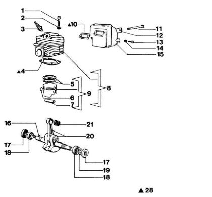 Engine 350AF Super Chainsaw