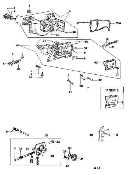 Crankcase 970 Chainsaw