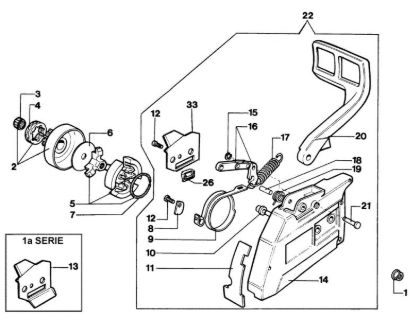 Clutch assy 970 Chainsaw