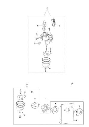 Carburetor G 44 PK (K40) Lawnmower
