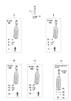 Drills MTL 51 Earth auger