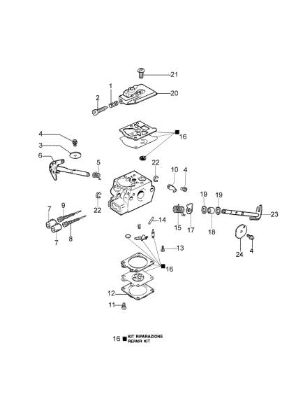 Carburetor WT-780D GS 410 C (Euro 2) Chainsaw