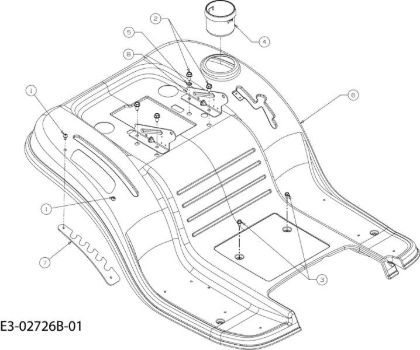 Rear body TORNADO 108/20 H Garden tractor