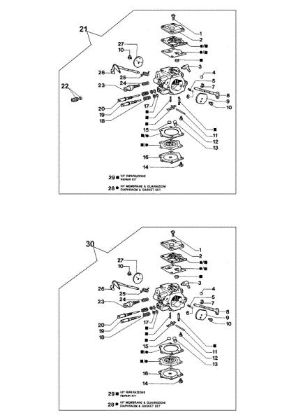Carburetor WGA-9 999 F Chainsaw
