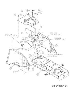 Frame KROSSER 92/15 H Garden tractor