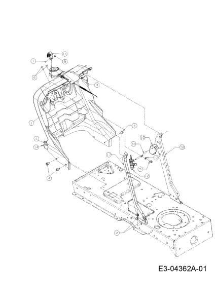 Dashboard KROSSER 92/15 H Garden tractor