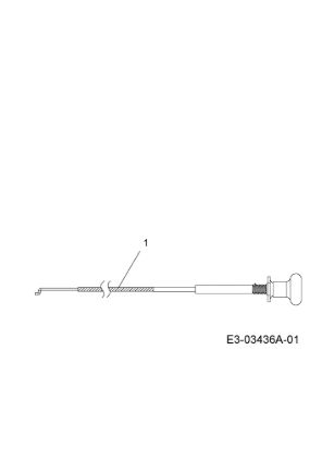 Starter cable KROSSER PLUS 105/22 H Garden tractor