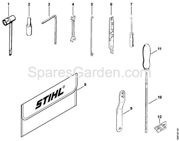 Tools, Extras Gasoline chain saws (MS) 032 AVE Stihl