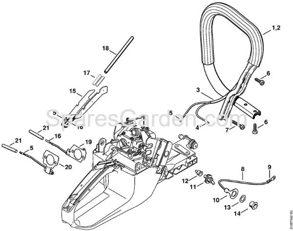 Heating Gasoline chain saws (MS) MS 361-W Stihl