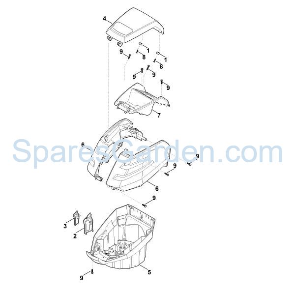 Picture of B - Housing MVP 850.1 S