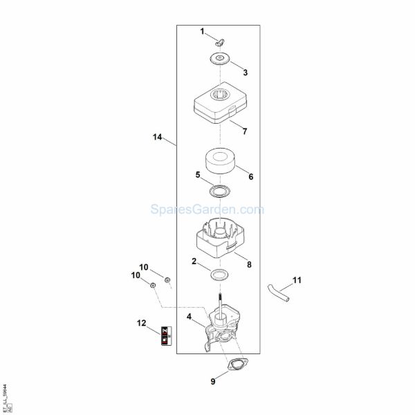 Picture of B - Air filter EHC 600.0 (EHC600-0003)