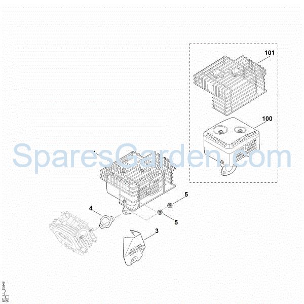 Picture of F - Muffler EHC 600.0 (EHC600-0003)