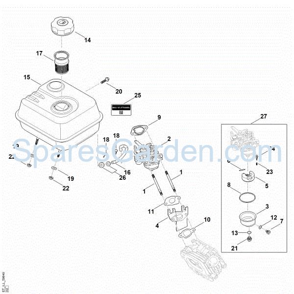 Picture of G - Fuel system EHC 600.0 (EHC600-0003)