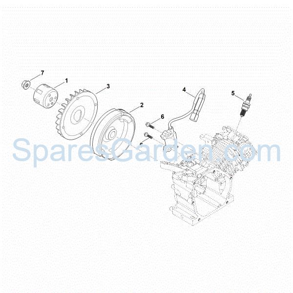 Picture of I - Ignition system, flywheel EHC 600.0 (EHC600-0003)