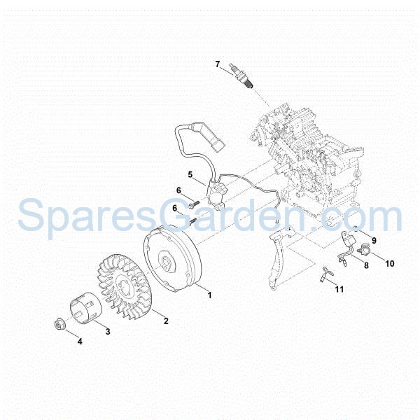 Picture of I - Ignition system, flywheel EHC 605.0 (EHC605-0003)