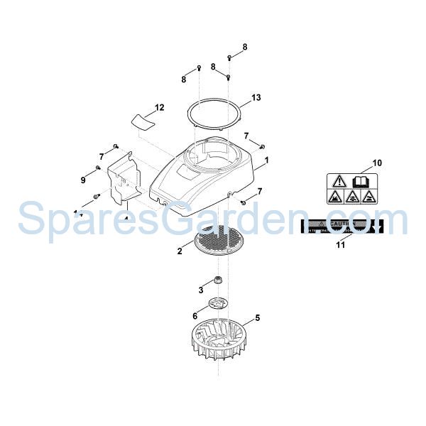 Picture of C - Fan housing EVC 4000.0 (EVC4000-0001)