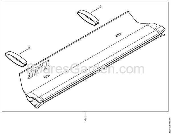 Catcher blade Hedge trimmers (HS) HS 45 2-MIX Stihl